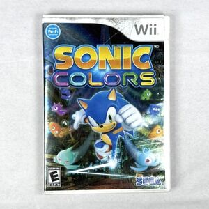 Sonic Colors (Nintendo Wii, 2010)  Complete / Case / Tested / Working